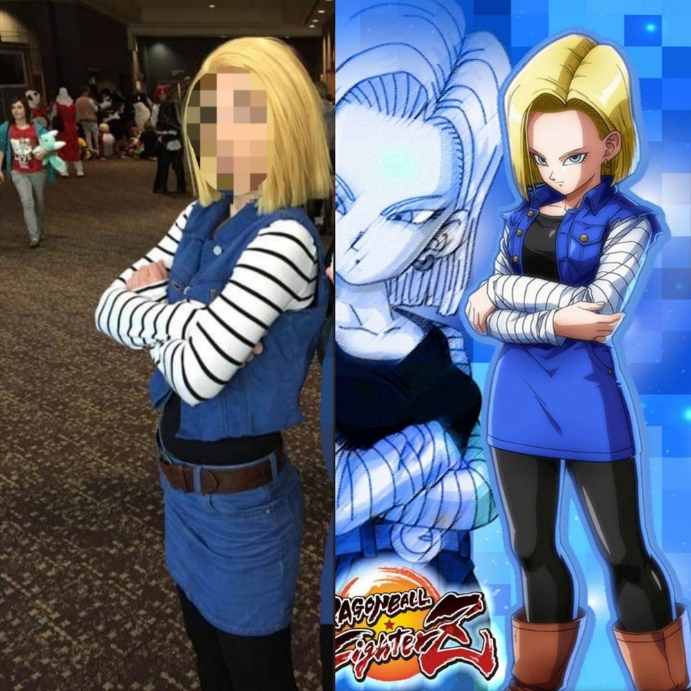 Android 18 Halloween or Cosplay Costume DBZ